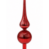 Eglutės viršūnė ABR825630, stiklas, raudona, 305 mm