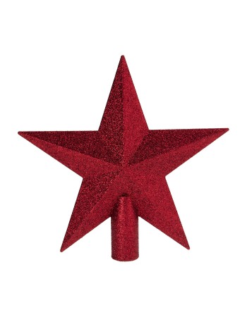 Eglutės viršūnė žvaigždė AVS102580, bordo, 190 mm