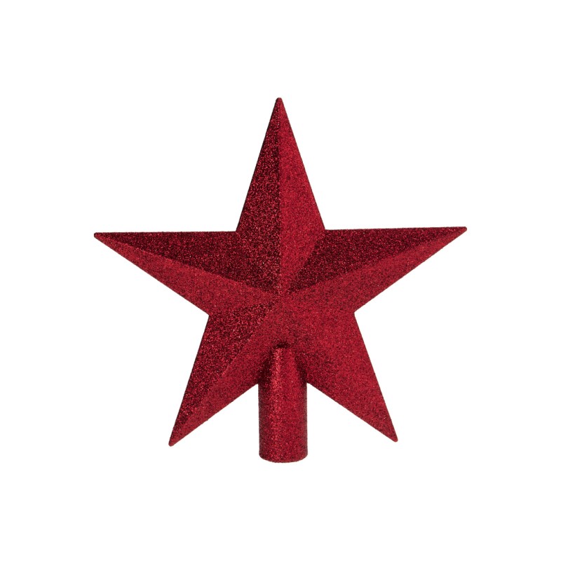 Eglutės viršūnė žvaigždė AVS102580, bordo, 190 mm