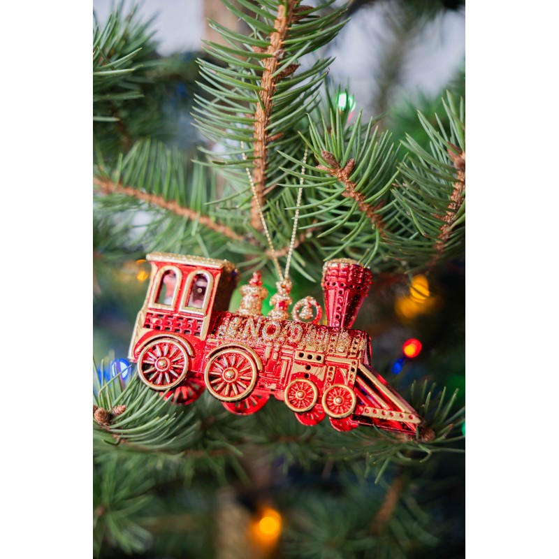 Eglutės žaisliukas traukinys T3863, 6 cm, plastikas