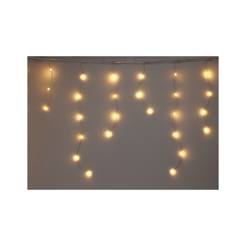 LED girlianda-varvekliai AGB000510, 172 LED, 6 m, šiltai balta