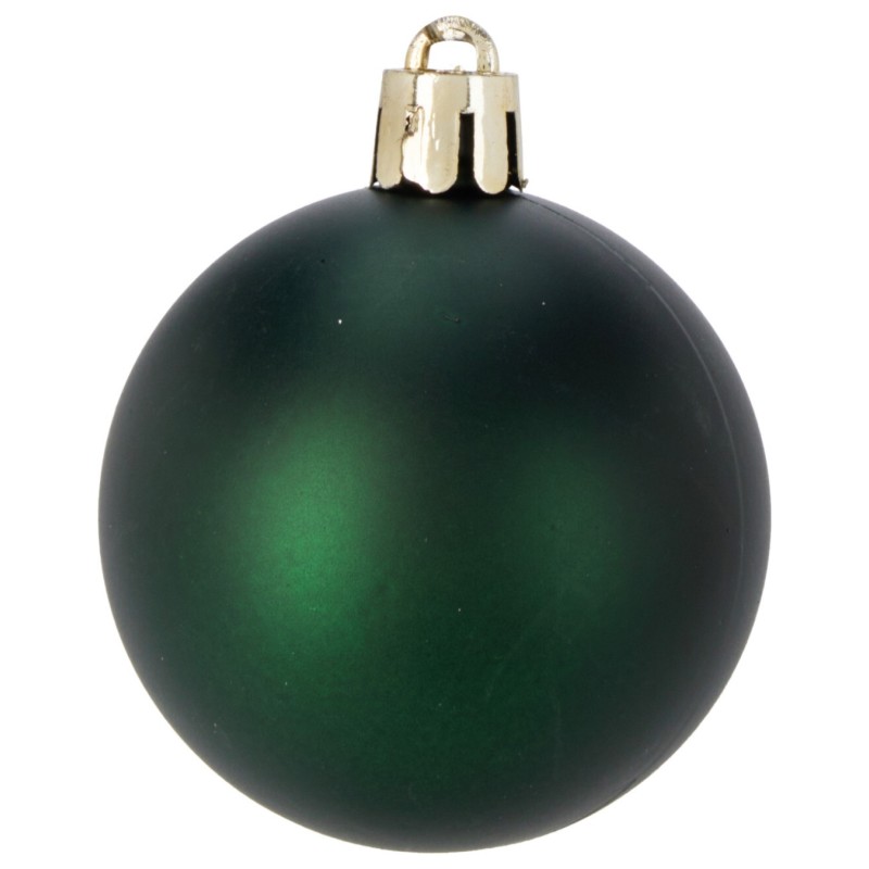 Eglutės žaisliukai CAN310130, plastikas, 16 vnt., 60 mm, žali