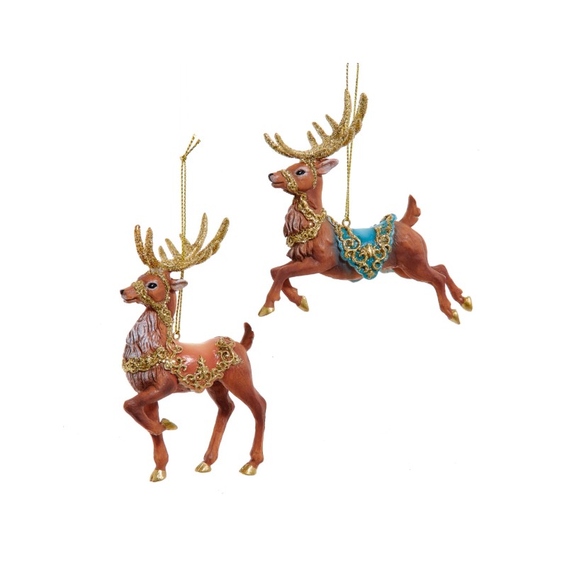 Eglutės žaisliukas Miško elnias E1093, 12 cm