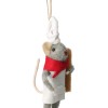 Kalėdinė dekoracija pakabinamas Peliukas, 11 cm